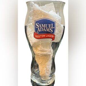 Samuel Adams Boston Lager 16 oz Pint Beer Glass “For the love of beer” Sam Adams